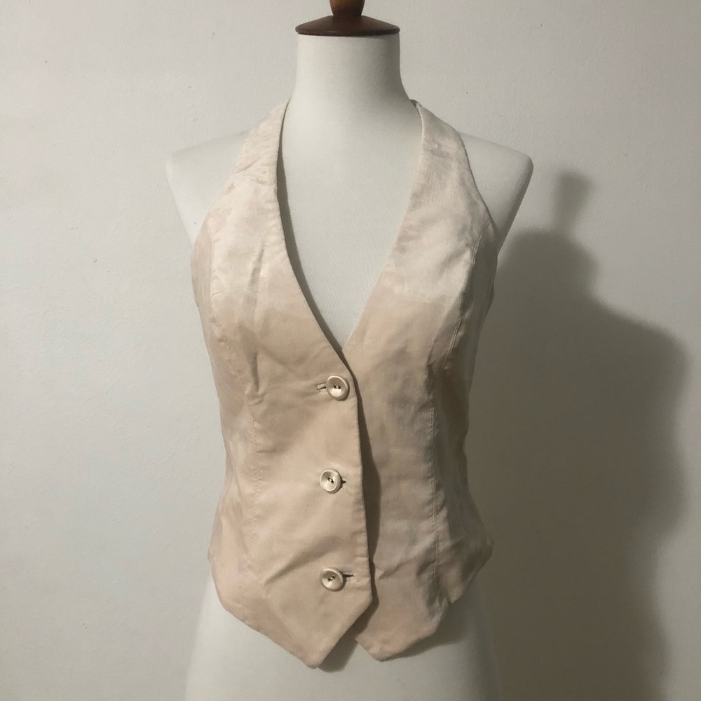 BEBE Collection Beige Vest